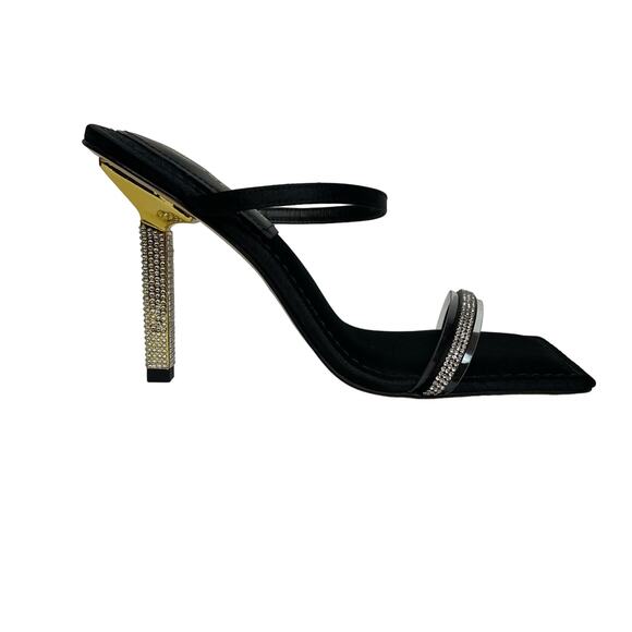 NWT - Good American Kickstand Crystal Heels - Picture 1 of 9